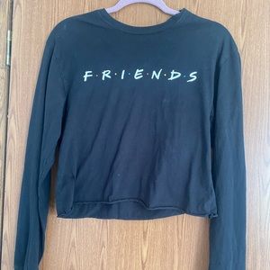 Black “F•R•I•E•N•D•S” Long Sleeve